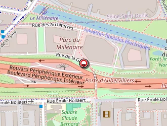 Carte de Decathlon à Paris