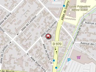 Carte de Beaunes Patrick à Montfermeil