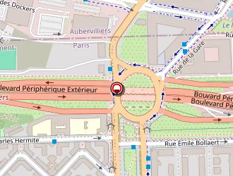 Carte de Espace 19 à Paris