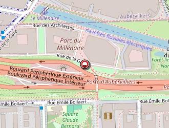 Carte de Les Fromentiers à Paris