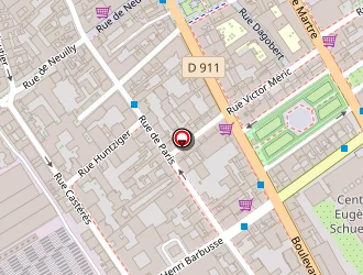 Carte de Les Evades à Clichy