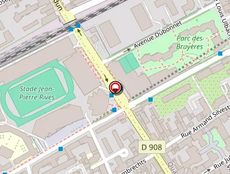 Carte de Espace Carpeaux à Courbevoie