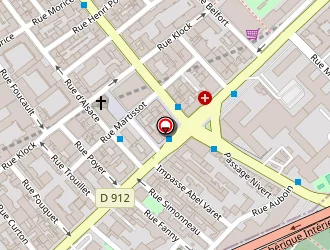 Carte de Clastic Theatre à Clichy