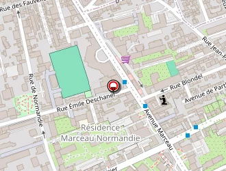 Carte de La Banetière à Courbevoie