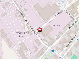 Carte de Texpo à Nanterre