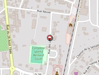 Carte de Complexe Sportif Bernard Gouet à Vertus
