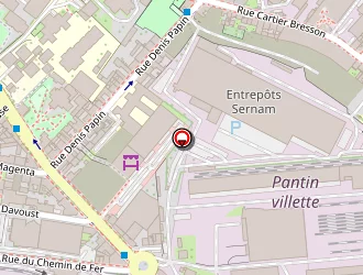 Carte de Auto Garage Services à Pantin