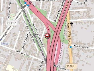 Carte de Correia à Noisy-le-sec