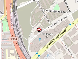 Carte de Le Café Arago à Nanterre