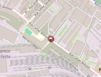 Carte de Cycleade à Pantin