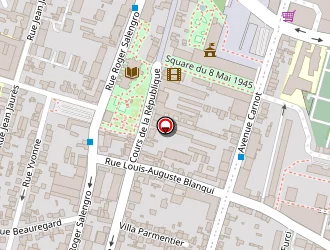 Carte de Mod'coiffure à Bondy