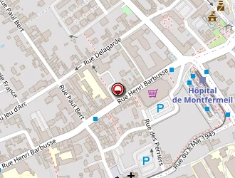 Carte de Moncuit Jacques à Montfermeil