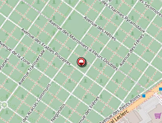 Carte de Cité Peintures à Pantin