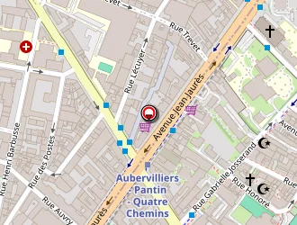 Carte de Le Flash à Pantin