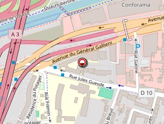 Carte de Delta Renove à Bondy