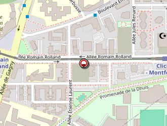 Carte de Aubert John à Montfermeil