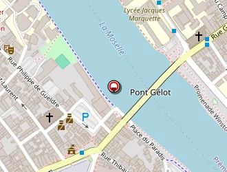 Carte de Perrin à Pont-à-mousson