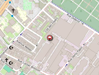 Carte de Baudet Catherine à Pantin