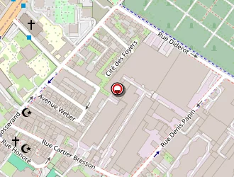 Carte de Firmus Multitrans à Pantin