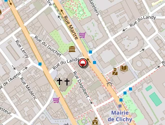 Carte de Villeneuve à Clichy