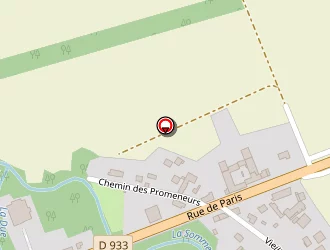 Carte de Groupe Scolaire De La Somme Soude à Chaintrix-bierges