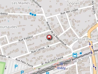 Carte de Atelier Indigo à Esbly