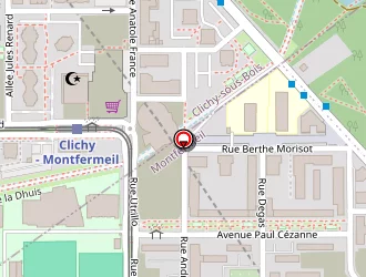 Carte de La Poste à Montfermeil