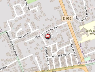 Carte de Ecole Elémentaire De Procheville à Pont-à-mousson