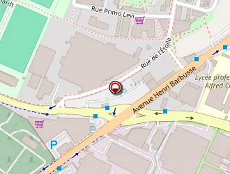 Carte de La Maison De La Marque à Bobigny