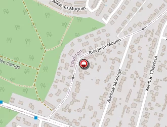 Carte de Mouredon à Montfermeil