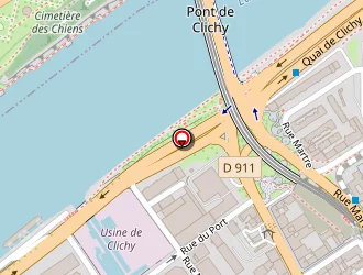 Carte de Axess'taxis France à Clichy