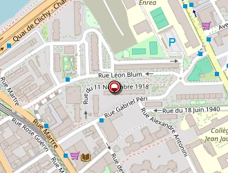 Carte de Farri-horvais à Clichy