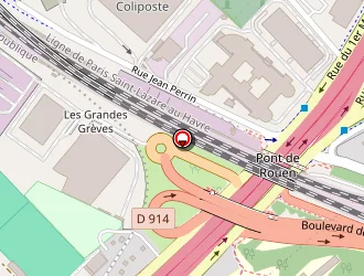 Carte de Les Noctambules à Nanterre