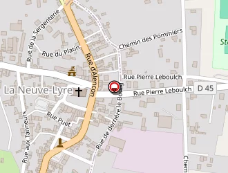 Carte de La Poste à Neuve-lyre (la)