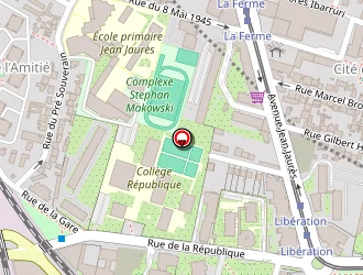 Carte de Collège République à Bobigny