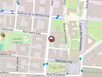 Carte de Franprix à Saint-denis