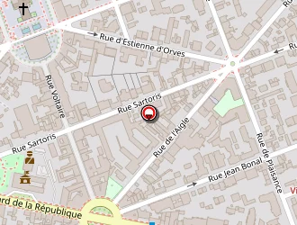 Carte de La Poste à Garenne-colombes (la)