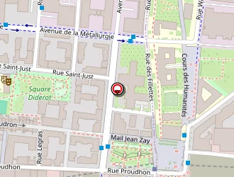 Carte de Dubar Du Front à Saint-denis