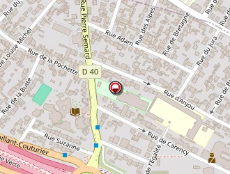 Carte de Centre Des Finances Publiques à Bobigny