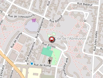 Carte de La Maison Bleue à Bobigny