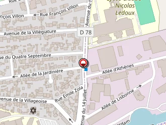 Carte de Boulodrome André Rémond à Bondy