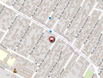 Carte de Commissariat De Police à Bobigny