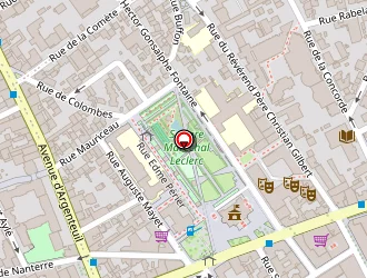 Carte de La Poste à Asnières-sur-seine