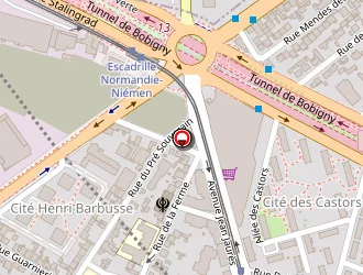 Carte de Batisan à Bobigny