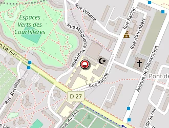 Carte de Gymnase à Pantin