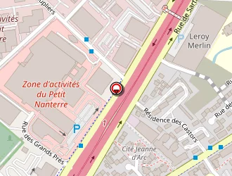 Carte de Hautop à Nanterre