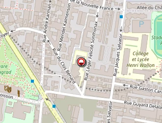 Carte de Moreau à Aubervilliers