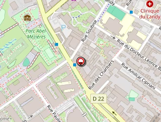 Carte de Centre Administratif à Saint-ouen