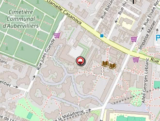 Carte de Bernard Jérémie à Aubervilliers