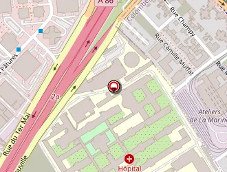 Carte de Nichabouri Nasser à Nanterre